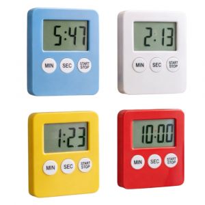 Minuteur &Eacute;lectronique De Cuisine Magn&eacute;tique &iquest; Pile Incluse, Fixation R&eacute;frig&eacute;rateur Ou Hotte &iquest; Couleur Al&eacute;atoire - Neuf
