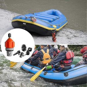 Adaptateur De Vanne D'air Adaptateur De Pompe Gonflable De Bateau Sup Avec Buse Adaptateur Multifonction Compresseur Convertisseur De Soupape D'air Pour Bateau &Agrave; Pagaie Debout - Neuf