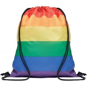 Acdsgd-2 Pi&egrave;ces Rainbow Pride Sac &Agrave; Cordon Arc-En-Ciel Sac &Agrave; Dos Gym Plage Yoga Sac Cordon En Maille Sac Unisexe Arc-En-Ciel Cordon Sac Fiert&eacute; Arc-En-Ciel Drapeau Sac &Agrave; Dos - Neuf
