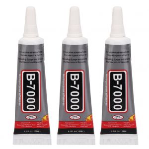 Lot De 3 Tubes De Colle Transparente B-7000 De 15 Ml Pour Reparation De Bijoux - Neuf