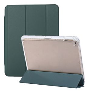 Housse En Cuir 3-Fold Pour Ipad Air / Air 2 / 9.7 2017 / 2018 - Vert Foncé - Neuf