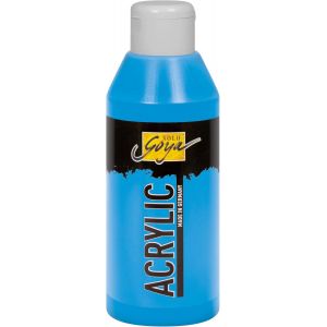 Solo Goya Acrylic Bleu Clair, Flacon De 250 Ml, Peinture Acrylique Cr&eacute;meuse Polyvalente De Qualit&eacute; &Eacute;tude, &Agrave; Base D'eau, S&eacute;chage Rapide Et Mat - Neuf