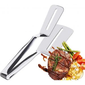 Pelle &Agrave; Poisson Frit, Pinces &Agrave; Steak Frit, Pinces &Agrave; Barbecue, Pinces De Cuisine Pour Barbecue Avec Manche, Pelle &Agrave; Steak, Pinces &Agrave; Steak Pour Barbecue, Pinces &Agrave; Pain, Poisson Frit - Neuf