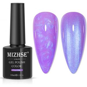 Kal-Vernis À Ongles Gel Violet Perle Effet Nacre Pour Lampe Uv/Led Vernis À Ongles Gel Scintillant Vernis À Ongles Salon & Usage Domestique Diy 10ml - Neuf