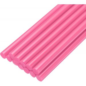 Bâtonnets de Colle Chaude Mini pour Pistolet à Colle 0,27 Pouce x 8 Pouces Rose 12Pcs - Neuf