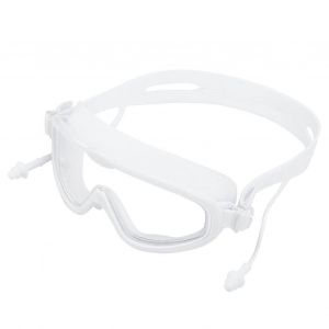 Lunettes De Natation Avec Bouchons D'oreilles Antibuee Haute Definition Lunettes De Plongee Blanches Haute Definition Blanches Hd - Neuf