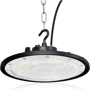 Kal-100w Ufo Projecteur Led Industriel, High Bay Lumière Éclairage D'atelier 10000lm Lampe Industrielle Led Lustre Intérieur, Hall Projecteur Lampe Pour Entrepôt Garage Usine Atelier Gymnase - Neuf