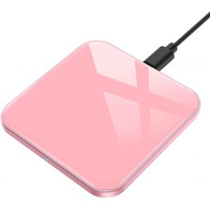 15w Chargeur Induction, Qi Chargeur Sans Fil Rapide Pour Iphone 16/15/14/13/12/11/Pro Max/Xs/Xr/X/8, Samsung Galaxy S25/S24/S23/S22/S21/S20/S10/S9/S8, Huawei, Xiaomi, Airpods 2/3/Pro, Cuir Noir - Neuf