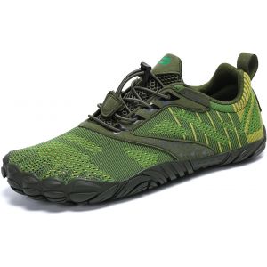 Jexnovashop-Chaussures Minimaliste Homme Barefoot Shoes Femme Chaussures Pieds Nus Respirant Barefoot Chaussure Trail Antid&eacute;rapantes Chaussure Randonn&eacute;e Pour Semelle Zero Drop,Gr.36-48 Eu - Neuf