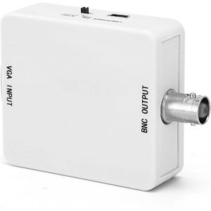 Convertisseur Vidéo VGA vers BNC HD,Détection Automatique,Entrée PC vers Sxga 1920P × 1080P 60Hz,Entrée Audio Vga,Prend en Charge NTSC PAL Adapté à La Visioconférence - Neuf