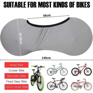 Housse De V&eacute;lo Anti-Poussi&egrave;re De Qualit&eacute; Sup&eacute;rieure - Sac De Rangement Lavable Et R&eacute;sistant Aux Rayures Pour Une Protection Int&eacute;rieure Et Un Entretien &Agrave; Long Terme - Neuf