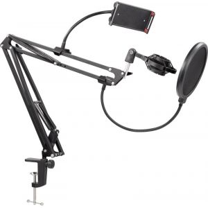 Renkforce - Rf-mcs-200 Tr&eacute;pied De Table Pour Microphone - Neuf