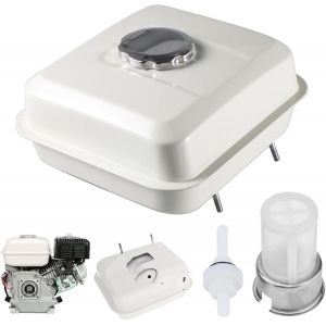 Réservoir Essence pour Honda GX120 GX140 GX160 GX200 Moteur,Kit de Réservoir Carburant 3L avec Bouchon de Réservoir Filtre à Carburant et Conduite de Carburant Réservoir de Carburant - Neuf