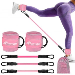 Bandes De Resistance Pour Chevilles, Bandes De Resistance Pour Entrainement Avec Poignets, Bandes De Resistance Pour Entrainement Des Jambes Et Des Fessiers - Neuf