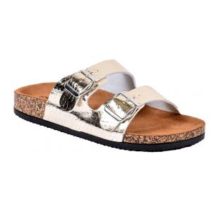 Sandales Premium Boucle Mbs02072 Or - 37 - Neuf