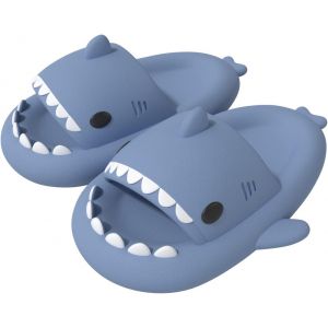 Trahoo-Femme Homme Enfant Claquettes De Requin Été Shark Slides Slippers Antidérapante Chaussures De Piscine Plage Chaussons De Bain - Neuf