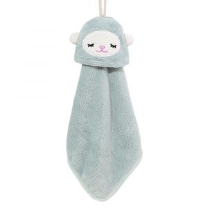 Serviette À Main Suspendue En Forme De Dessin Animé,1 Pièce,Serviette De Cuisine En Corail Doux,Mignonne Pour Enfants Et Bébés,Serviette De Bain À Séchage Rapide.F - Neuf