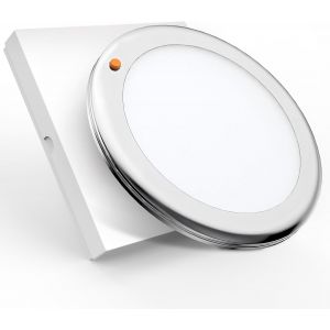 Ulteronixshop-3cct-2700k/4000k/6000k 12v Plafonnier Led Camping-Car 860lm, &Oslash;18cm Rond Ultra-Mince Eclairage Int&eacute;rieur Led Avec Gradateur Interrupteur Pour Rv, Camion, Bateau, Caravane - Neuf