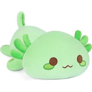 ERYI-Animaux En Peluche Axolotl Oreiller En Peluche Kawaii Axolotl Peluche Géante, Jouet Animal Poupée Coussin Peluche Cadeau Pour Enfants Filles 3+ Ans (Vert, 33Cm) - Neuf