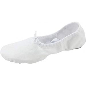 Chaussures De Danse En Toile Pour Femme Avec Semelle Fendue Chaussures De Ballet Gym Ballerines - Neuf