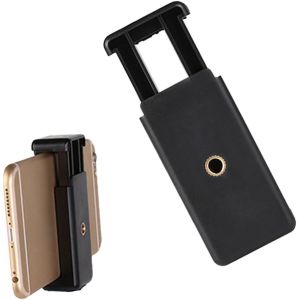 KALANKA-Support T&eacute;l&eacute;phone pour Tr&eacute;pied, Adaptateur Universel avec Filetage 1/4 de Pouce, Pince R&eacute;glable, Compatible avec Samsung, iPhone et Autres Mod&egrave;les - Neuf