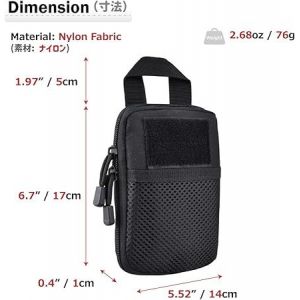 Tactique Edc Poche, Molle Utilitaire Sachets, Gadget Organisateur, Titulaire Téléphone, Sac De Taille, Ifak Sac, Poche Smartphone, Outil De L'étui De Poche - Neuf