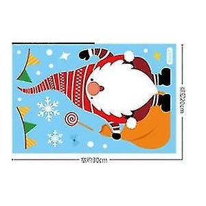 Autocollant de fenêtre en verre électrostatique de Noël Boutique de la série de Noël - Neuf