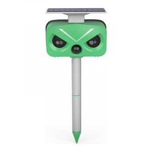 R&eacute;pulsif Ultrasonique Pour Animaux, Aliment&eacute; &Agrave; L'&eacute;nergie Solaire, Pour L'ext&eacute;rieur, Avec Fonction R&eacute;pulsive Par Flash Et Son. - Neuf