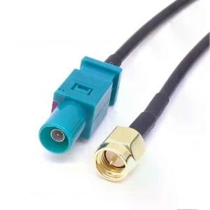 RG174 15cm Câble Adaptateur d'Antenne Universel Fakra-Z Mâle À SMA Mâle Pour GSM GPS DAB FM AM Antenne Radio Stéréo - Neuf
