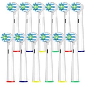 Tetees De Remplacement Compatibles Oral B Pour Nettoyage Profond Et Protection Gencives 8 Pieces Recharge Compatible Oral B Pro 1000 Genius X Smart 1500 Serie Brosse A Dents Electrique Blanc - Neuf