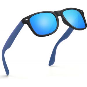 Ershi-Lunettes De Soleil Homme Polarisées Pour Hommes Et Femmes Protection Style Classique Lunettes Ultralégères Verres Anti-Refle[72] - Neuf