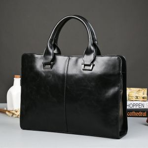 Sac à Main en Cuir Artificiel pour Homme,Sacoche d'Affaires,Vintage,Elin,Cheval,Décontracté - #A - Neuf