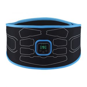 Entraîneur Abdominal Intelligent Ems,Tonifiant Musculaire,Vibration De Fitness,Ceinture Amincissante Pour Le Corps,Perte De Poids Électrique,Unisexe - Type Bleu - Neuf