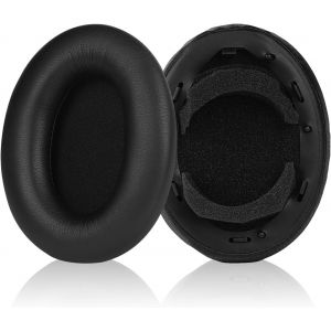 Coussinets d'oreille de Remplacement Compatible avec Sony WH-1000XM3, Mousse &agrave; M&eacute;moire et Cuir PU (Noir) - Neuf