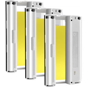 CMJAAGUR-3Pk Compatible For Canon Selphy Kp-108In 3115B001(Aa) Cartouche Kp-36In Selphy Cp Imprimante Cp1500 Cp1300 Cp1200 Cp1000 Cp910 Cp900 Cp810, 3 Cartouches 100 X 148 Mm (Sans Papier Ph[M1778] - Neuf