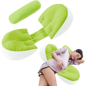 Coussin De Grossesse - Coussin De Soutien De Grossesse Respirant - Support Abdominal Ergonomique Avec Housses Amovibles - Coussin Pour Femme Enceinte - Neuf