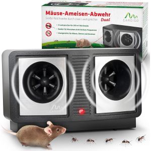 KALANKA-62317 - Répulsif Ultrason Anti-Fourmis, Anti-Rongeurs, Souris, Rats - Neuf