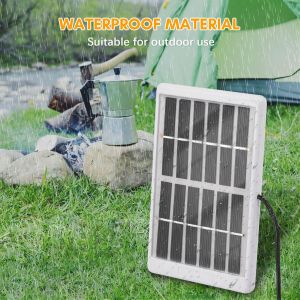 1,2 W 6 V Panneau solaire portable à énergie solaire Panneau solaire polycristallin Mini panneau solaire Panneau de module solaire Panneau solaire portable à haute efficacité avec port micro USB - Neuf