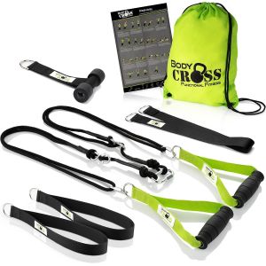 Sling Trainer Haut De Gamme Avec Certificat | Avec Poster D'exercices, Programme D'entraînement De 10 Semaines, Fixations Pour Porte, Espaceur Et Boucle D'attache[Ela710185] - Neuf