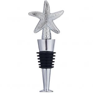 R&eacute;utilisable &Eacute;toiles De Mer En Silicone Bouchons Pour Bouteilles, Convient &Agrave; La Plupart Des Bouteilles Standard, Pendaison De Cr&eacute;maill&egrave;re Cadeaux, D&eacute;cor De Vacances - Neuf