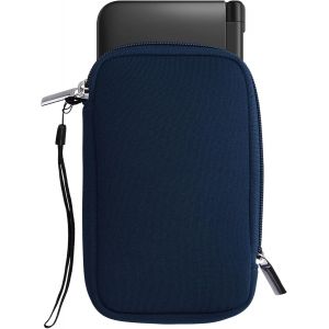 Kal-Housse Compatible Avec Nintendo 3ds Xl - Sacoche De Protection Pour Console De Jeux Vidéos En Néoprène - Bleu Marine - Neuf