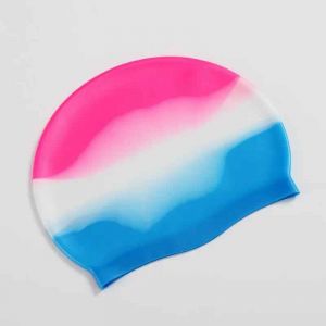 Casquettes De Natation En Silicone Pour Hommes Et Femmes,Chapeau De Natation Imperméable,Protection Des Oreilles Des Cheveux Longs,Bonnet De Natation De Surf De Plongée,Accessoires De Piscine #P - Neuf