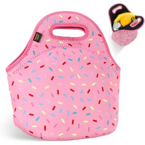 Sac Isotherme Repas Lunch Box Femme Homme Enfant Bebe Néoprène Petit Lunch Box Sacoche Dejeuner Isotherme Repas Sac Gamelle Lunch Bag Pochette Sacs Isothermes Avec Fermeture Éclair - Neuf