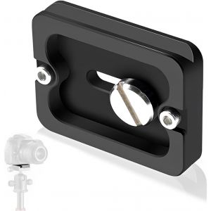 Plaque Attache Rapide Pu-50 En Alliage D'Aluminium 50Mm Adaptateur Plateau Rapide De Vis 1/4 Universel Compatible Pour Plateau Arca Swiss Benro Tr&eacute;pied Rotule Cam&eacute;ra Appareil Photo[Z2267] - Neuf