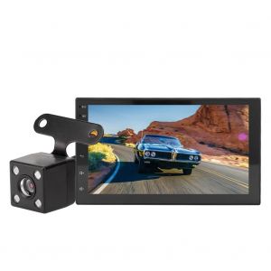 Lecteur audio video FM pour voiture avec ecran tactile de 7 pouces, GPS, Bluetooth, Wi-Fi, commande centrale - Neuf