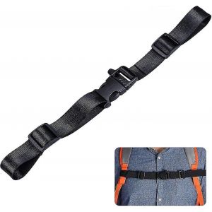 sangles de poitrine r&eacute;glables,sangle de poitrine de sac &agrave; dos,sangle utilitaire de sac &agrave; dos avec sifflet,sangle &agrave; clip antid&eacute;rapante robuste r&eacute;glable dos portable durable - Neuf