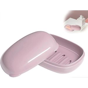 Bo&icirc;te &agrave; savon de voyage, bo&icirc;te de rangement de savon de voyage portable, porte-savon en plastique facile &agrave; nettoyer - Neuf