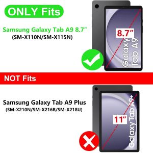 Ultra-Mince &Eacute;tui Housse Pour Samsung Galaxy Tab A9 8.7 Pouces Tablette Coque Pour Samsung Tab A9 2023 Sm-X110/Sm-X115,Ciel &Eacute;toil&eacute; - Neuf