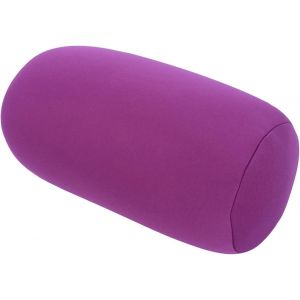 Ulteronixshop-Rouleau d'oreiller, 30 x 14 cm Micro Mini Oreiller, Coussin De Dos d'oreiller, Micro Mini microbilles Dos Coussin Rouleau Coussin Voyage Maison Sommeil Soutien du Cou Confortable(Violet - Neuf