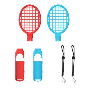 Jeu De Tennis Raquette Pour Nintendo Switch Pack De 2, De Bleu Et De Vert, De Sport Légère Accessoires De Jeux Pour Mario Tennis Aces Jeu, Un Contrôleur De Jeu Pour La Famille Et Les Ami - Neuf